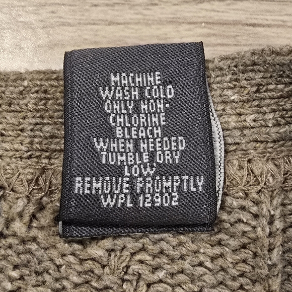 OSCAR DE LA RENTA Cotton Knit Cardigan Button Up Natural Sweater Men’s XL. - Picture 11 of 13